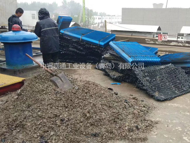 锅炉换热设备施工现场
