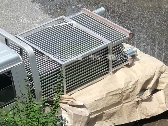 锅炉换热设备施工现场