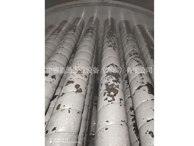 锅炉换热设备施工现场
