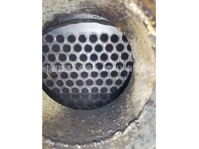 锅炉换热设备施工现场