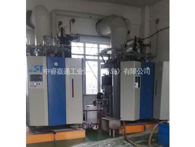 锅炉换热设备施工现场